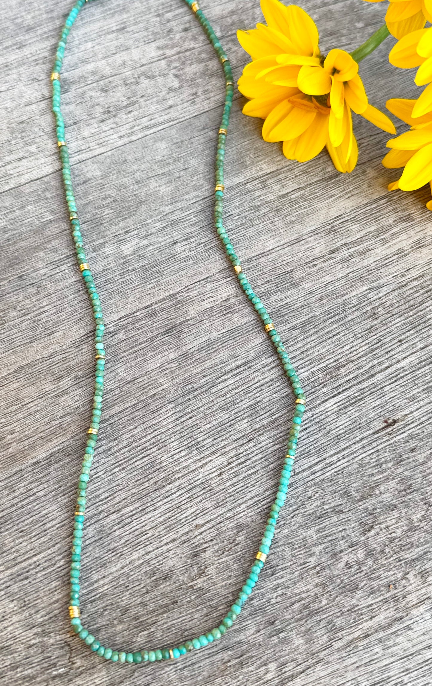 Triple Wrap Turquoise Bracelet