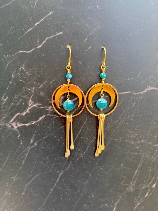Apatite Dangle Earrings