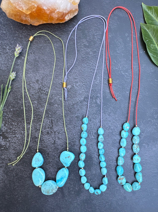 Sonoran Turquoise Slider Necklaces