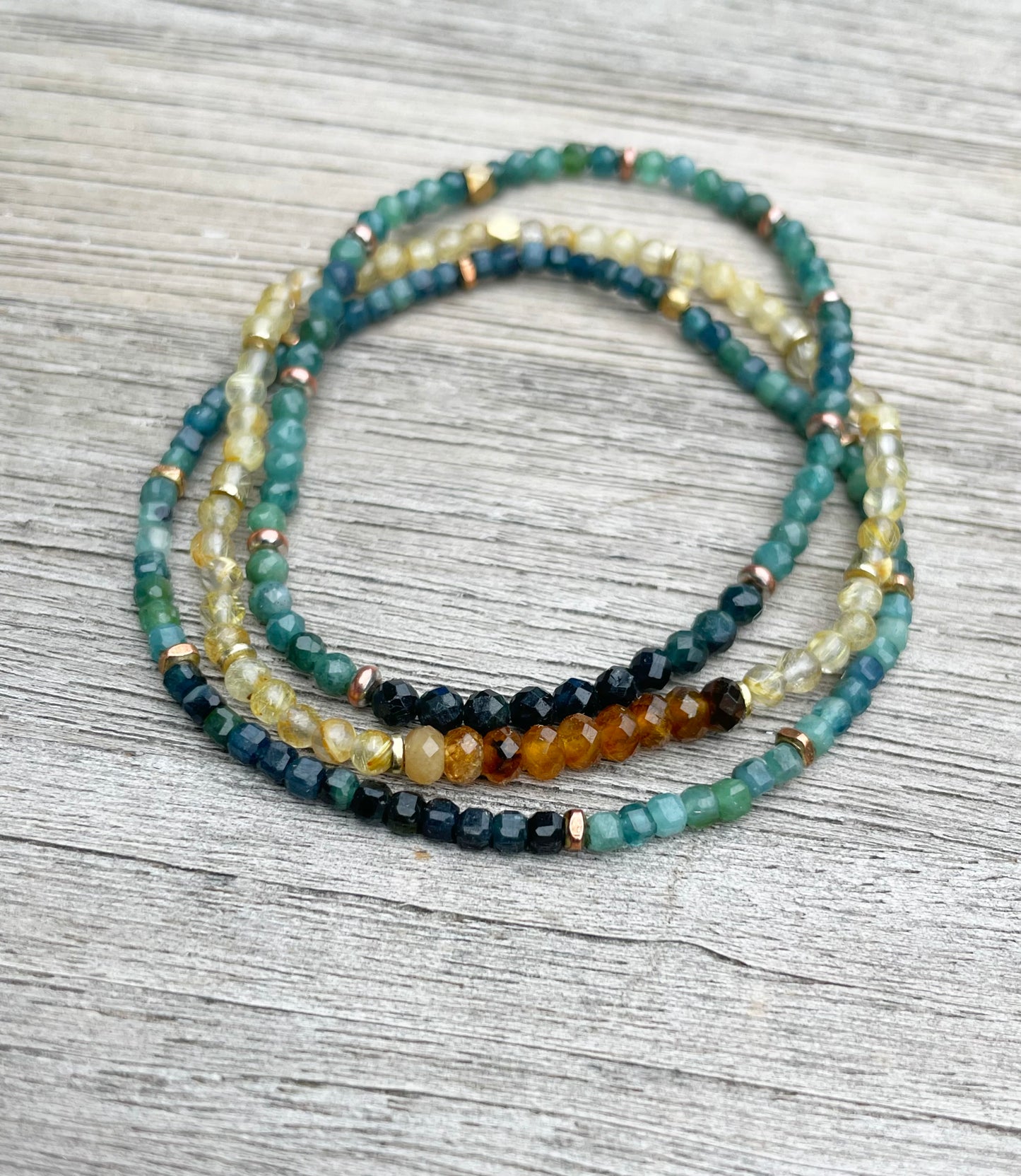 Blue Tourmaline bracelet
