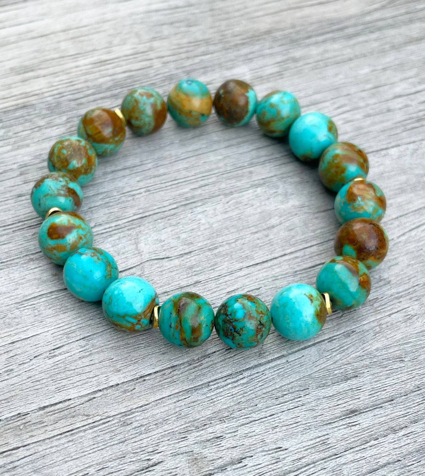 Kingman Turquoise Bracelet - Large stone