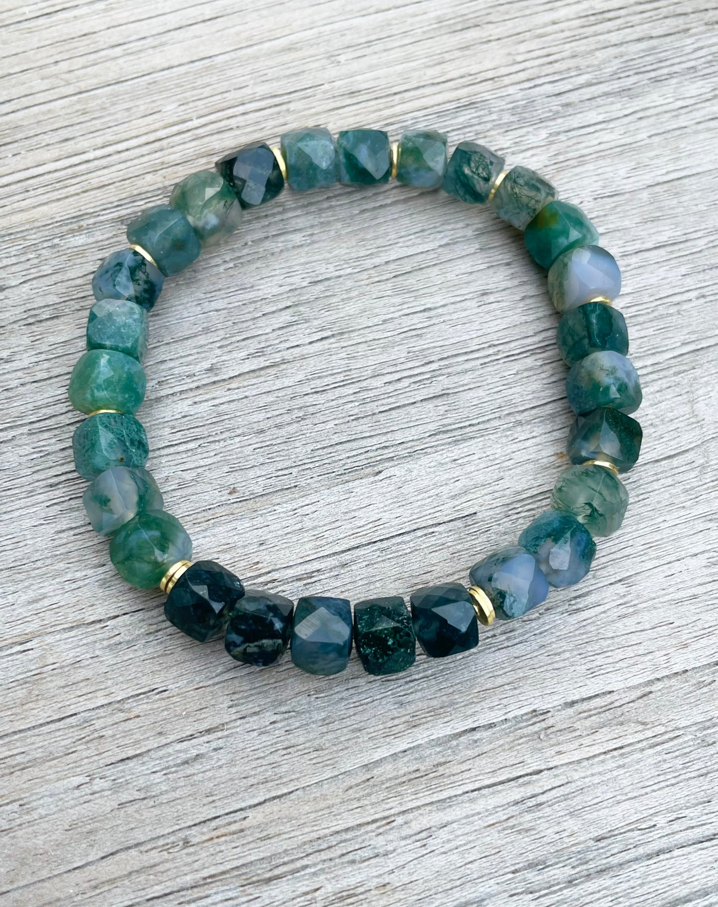 Moss Agate Bracelet
