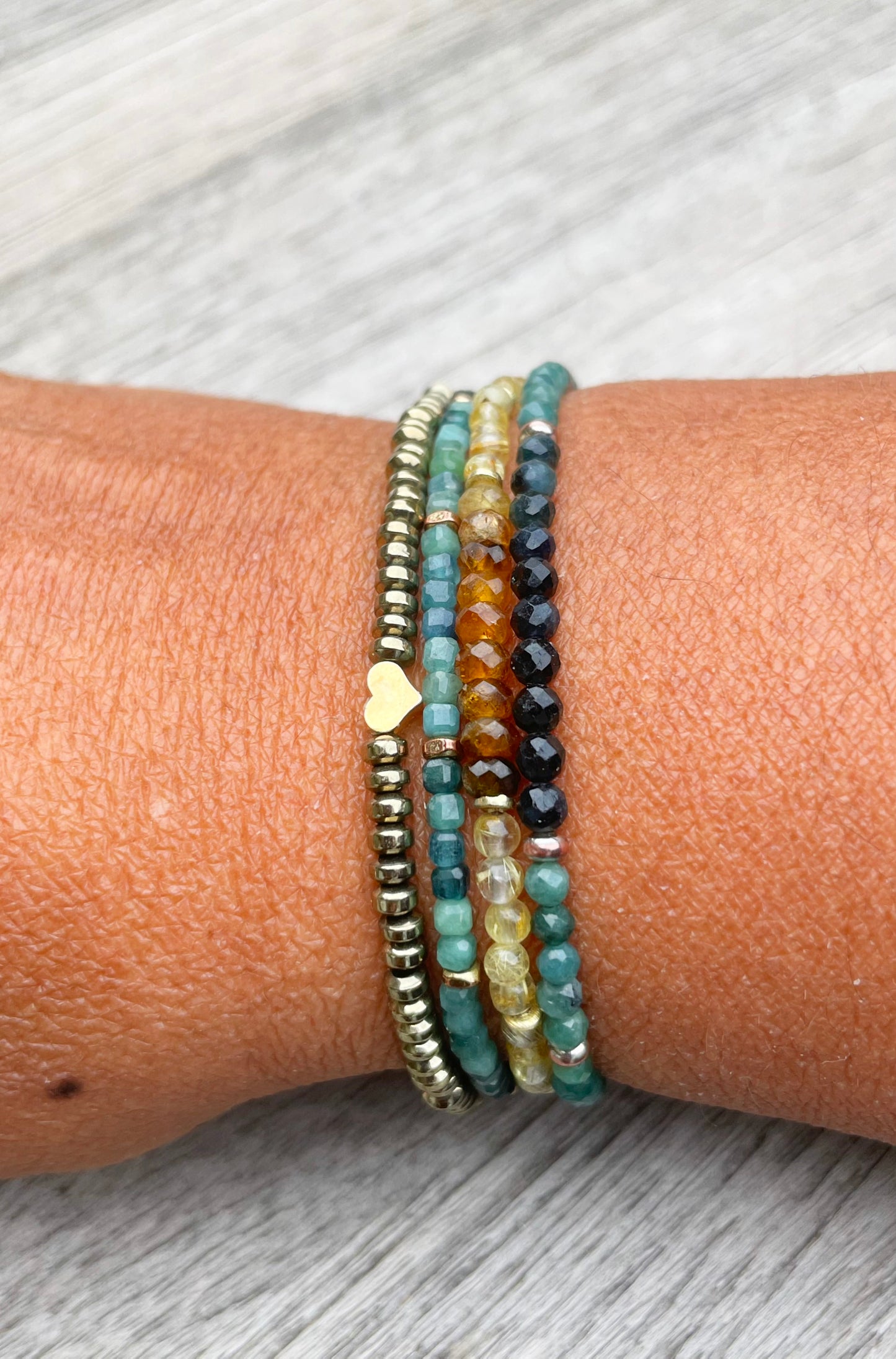 Blue Tourmaline bracelet