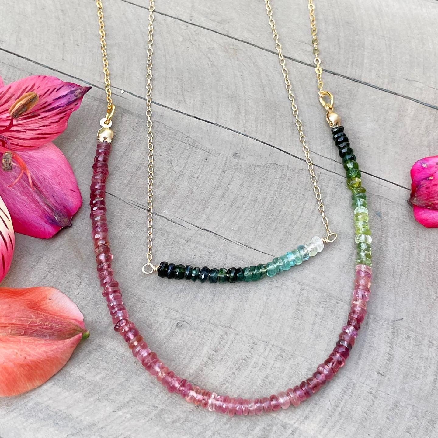 Blue Tourmaline Necklace