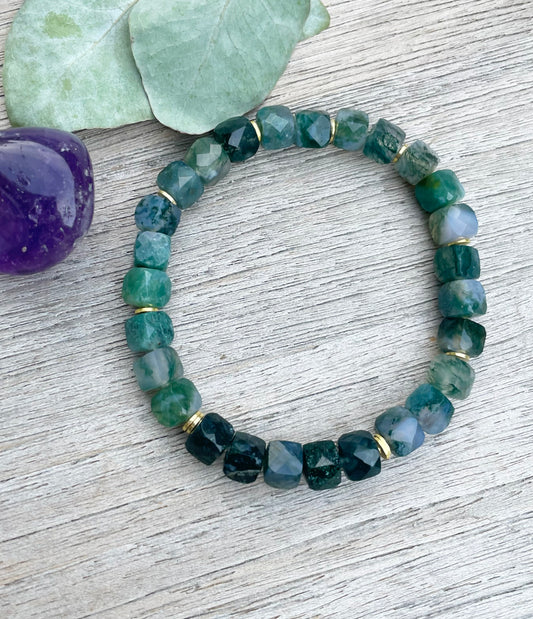 Moss Agate Bracelet