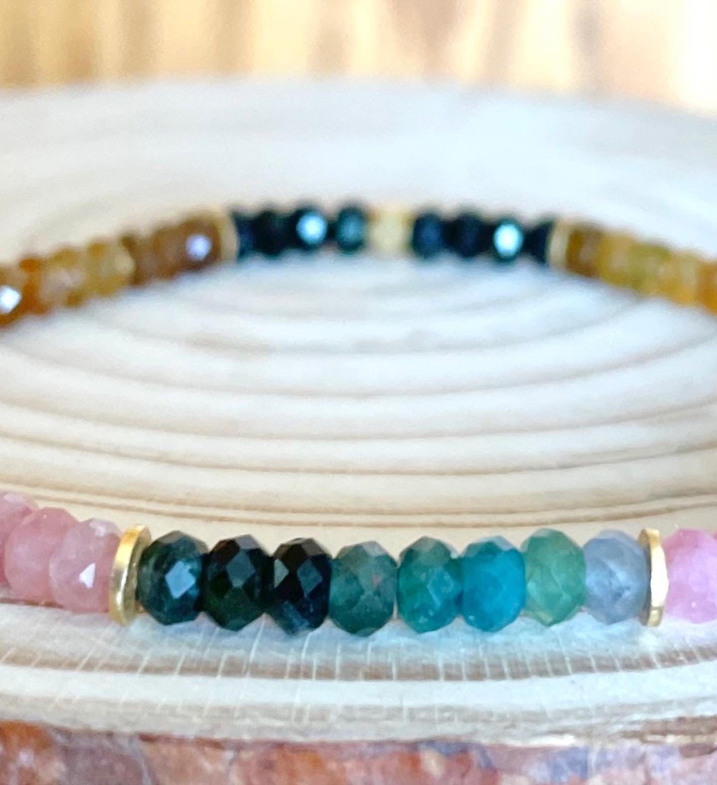 Watermelon Tourmaline bracelet