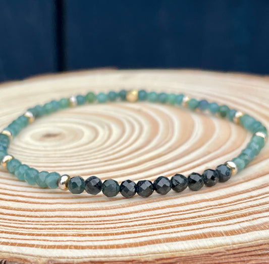Blue Tourmaline bracelet
