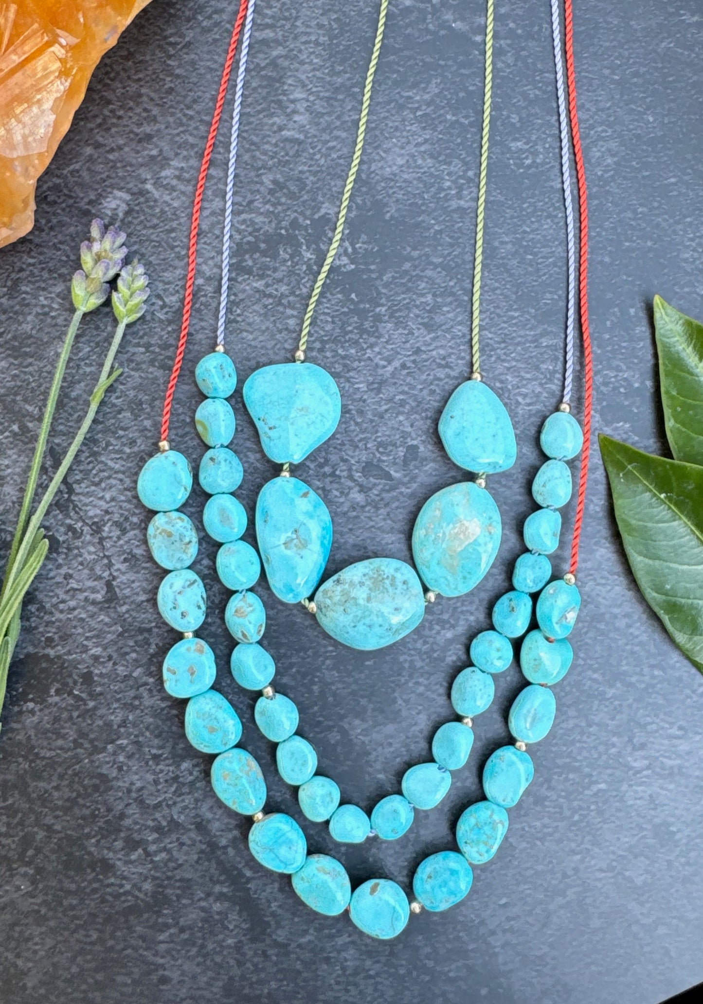 Sonoran Turquoise Slider Necklaces