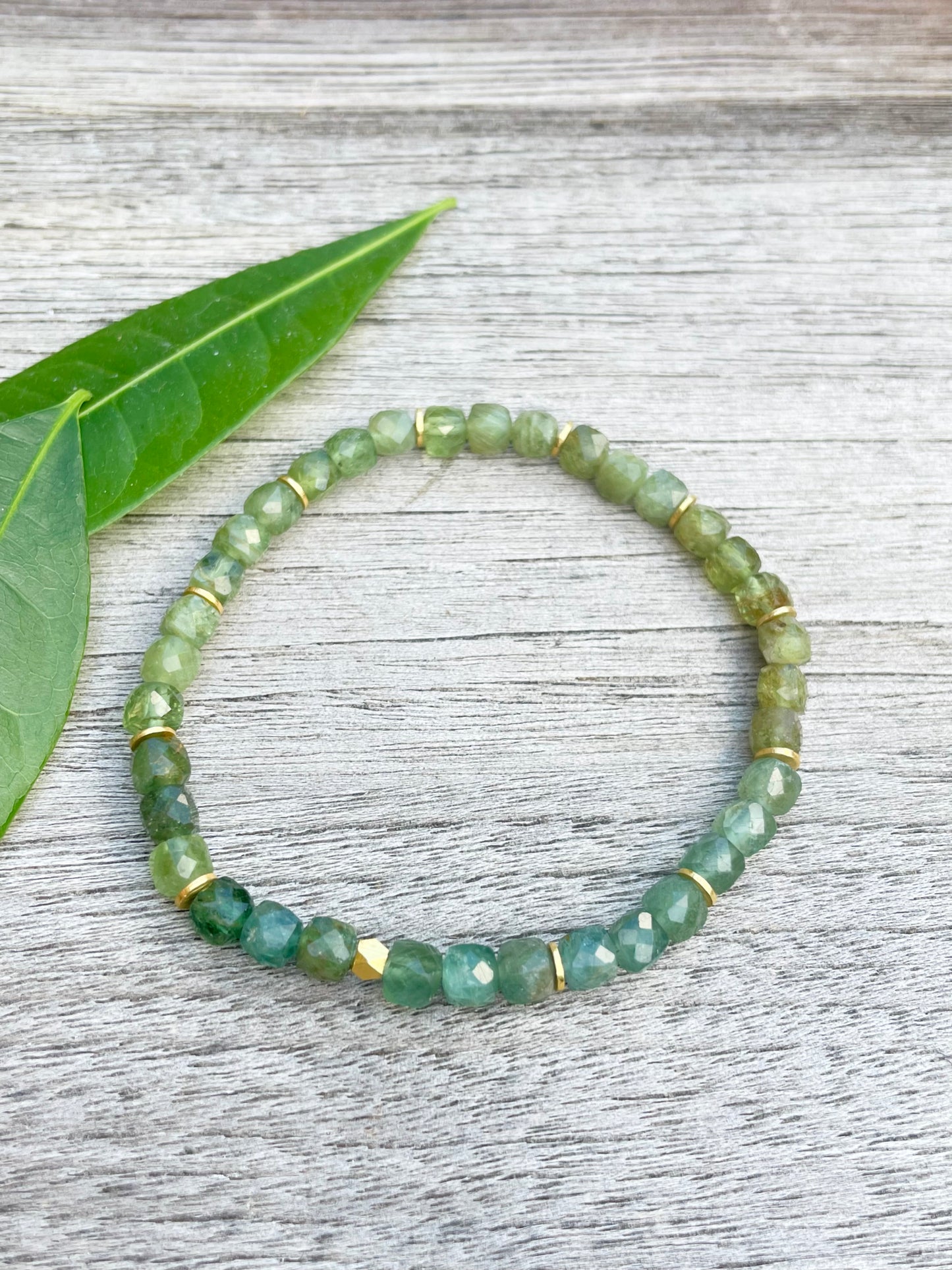 Green Apatite Bracelet