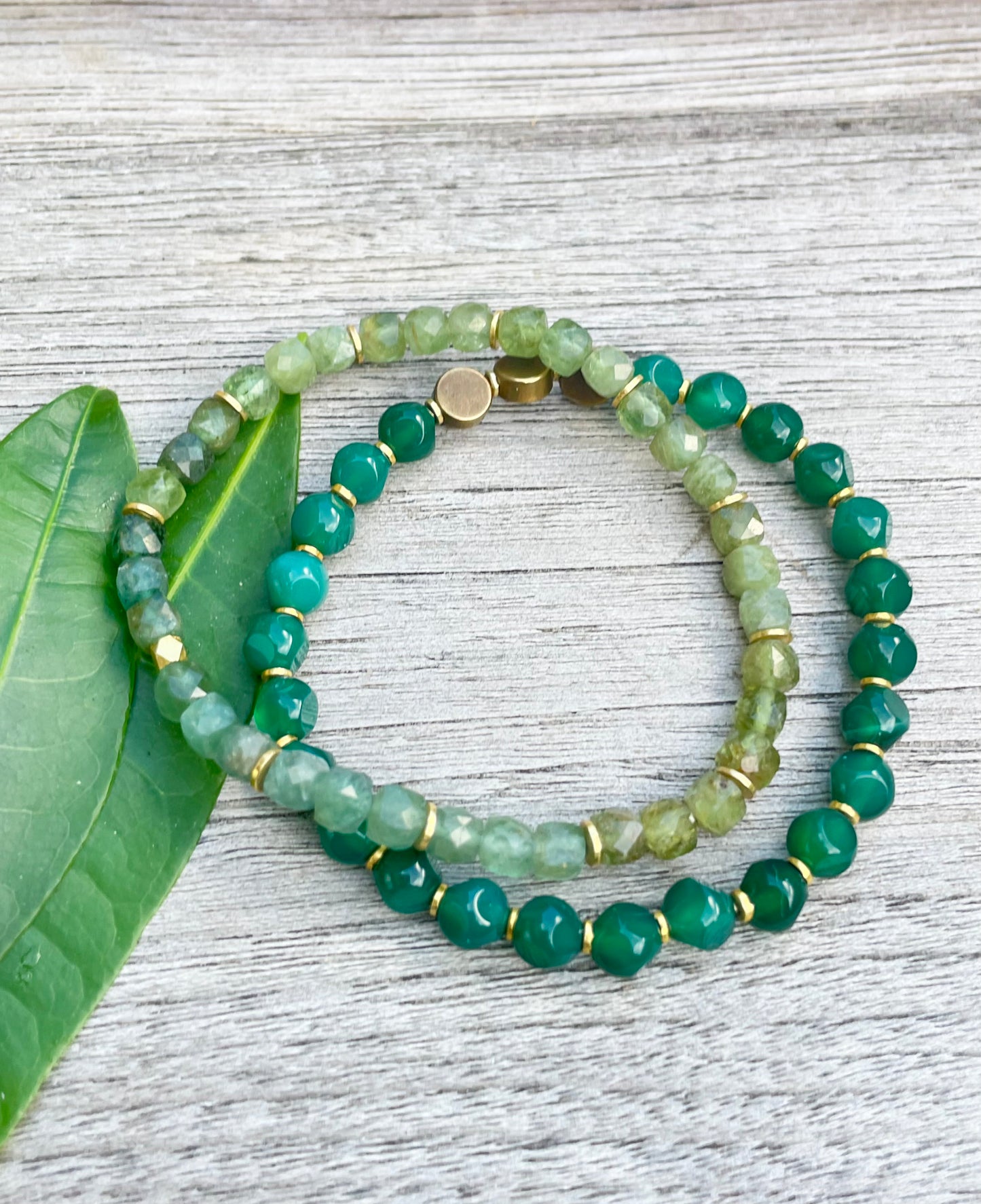 Green Apatite Bracelet