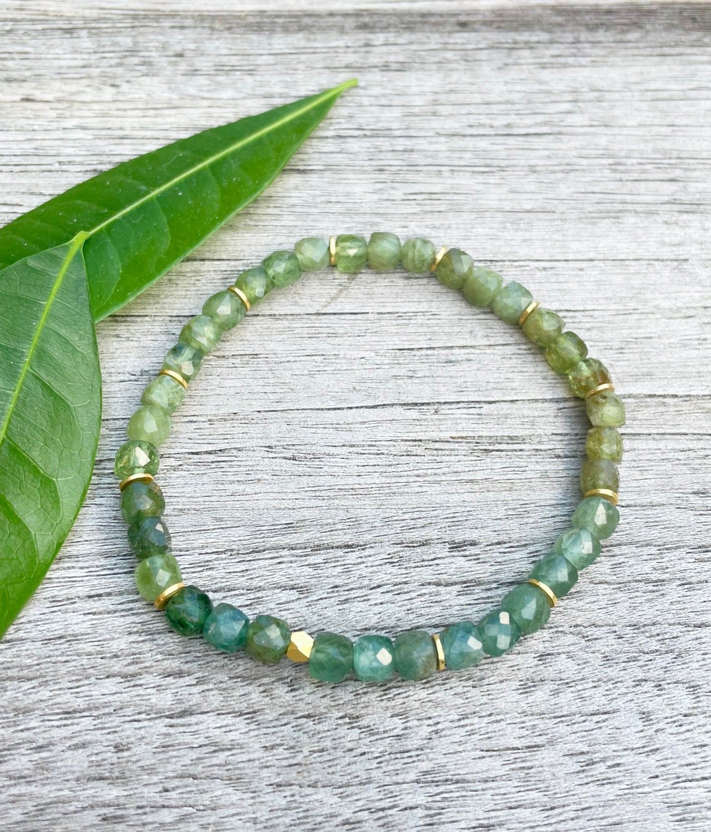 Green Apatite Bracelet