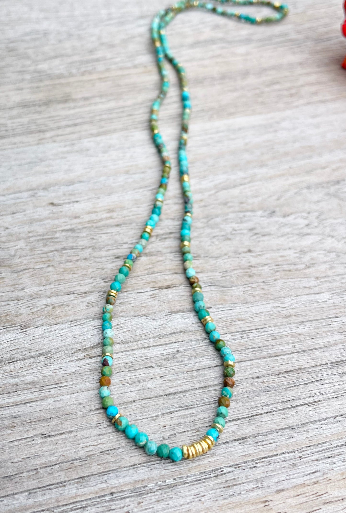 Triple Wrap Turquoise Bracelet